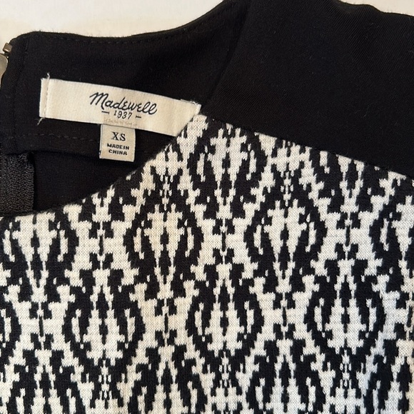 Madewell Diamond Jacquard Sleeveless Dress XS - Picture 5 of 9
